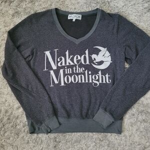 RARE Wildfox Naked In The Moonlight Sweatshirt